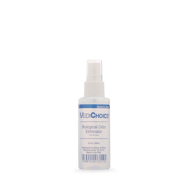 MediChoice Biological Odor Eliminator, Scented, Pump Spray, 2 Ounce, 1314OE2240 (Each of 1)