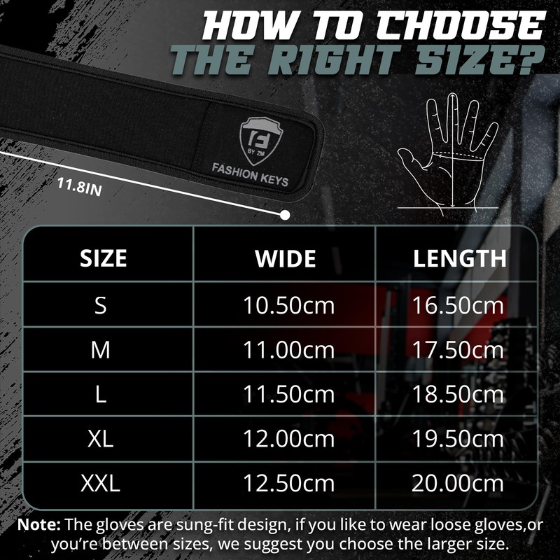 FK by ZM Gym Workout Gloves for Men & Women