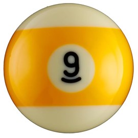 Southern Rec Supply SRS #9 Replacement 2-1/4 Pool Ball (Striped Yellow)