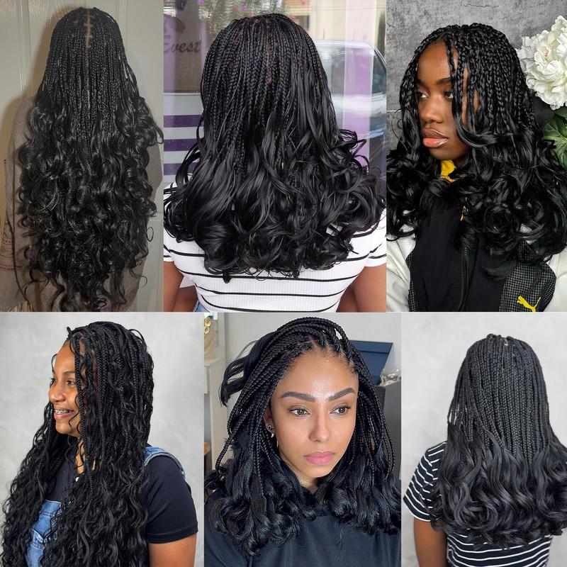 XGY Hair Short French Curl Boho Braiding Hair 10 Inch