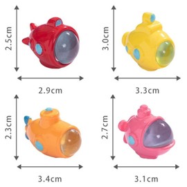 4 Pcs Miniature Underwater Submarine Resin Figurines – Creative Marine Landscape Decor for Aquariums, Fish Tanks, and Desktop Accessories – Cute Ocean-Themed Ornaments for Various Occasions