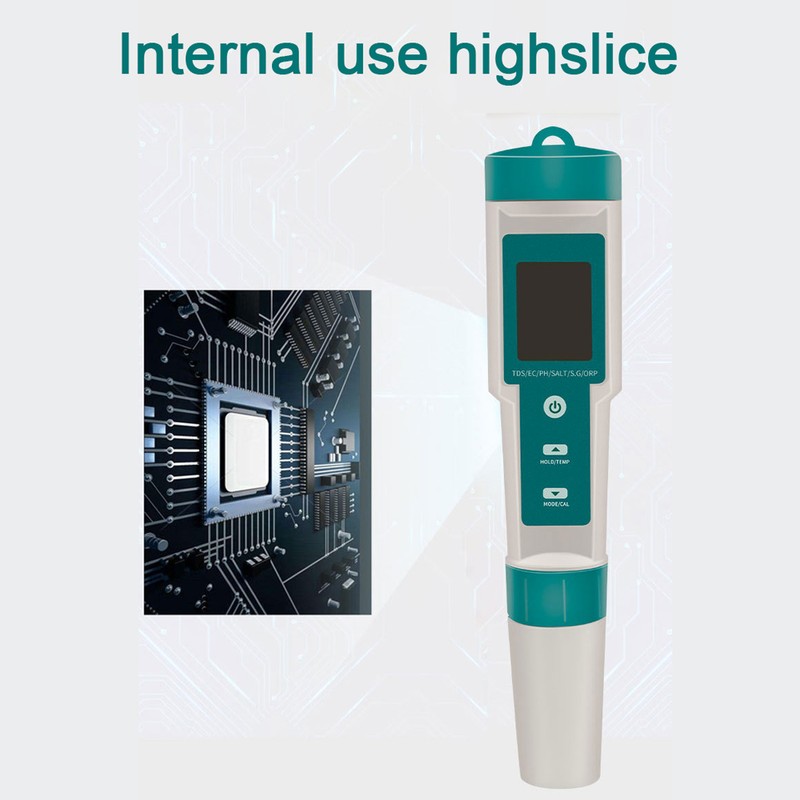 Multifunctional Digital 7 in 1 Water Quality Tester Portable High
