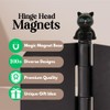 Cat Hinge Heads Decorative Topper Set of 6 - Cute