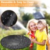 39" Inches Under Grill Mat, 3-Layer Thickened Fire Pit Mat,