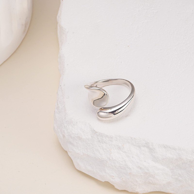 Yooping 925 Silver Ring, One Size Fits Most, Stylish, Cool,