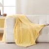 BNuitland Light Yellow Flannel throw blanket (50X71 inches) with Pillow