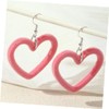 Healeved 2 Pairs Earrings for Women Elegant Dangling Heart Shaped