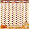 Thanksgiving Party Decorations 2Pack 3.3 x 6.6 ft Red Gold