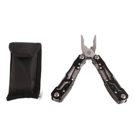 Multi Function Folding Tool Pliers Stainless Steel Portable for Outdoor Camping Black
