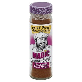 Chef Paul Black Steak Seasoning 1.8 OZ(Pack of 3)