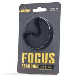 TILTA Seamless Lens Focus Gear Ring φ62.5-64.5mm for Tilta Mini Follow Focus Nucleus-Nano DSLR Cameras, 360° Rotation 0.8 MOD Focus Gear Camcorder Lens Accessories TA-FGR-6264