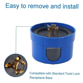 Photocell Sensor Auto On Off Photoelectric Sensor Switch JL-205C Twist Lock for LED Street Barn Parking Lot Area Light Blue Sensory Switch