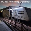 QVEVDACAR RV Awning Strip Lights, 12V 16.4FT RV Underglow Led
