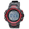 Clefer TE-D281-RD Men's Digital Sports Watch, Waterproof, Multifunctional, Urethane Strap,