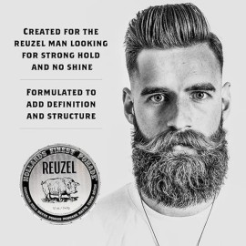 Reuzel Concrete Hold Cera Pomada Cabello Hombre Matte 95g
