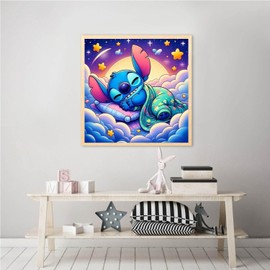 Ksxistiyt Diamond Art Painting Kits for Adults, Full Drill Diamond Dots Paintings for Beginners, Round 5D Paint with Diamonds Pictures Gem Art Painting Kits DIY Crafts Kits 14x14inch