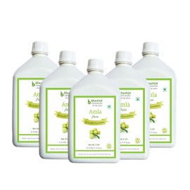 Bhumija Lifesciences Amla Juice (Sugar Free) - 1 Liter (Pack of 5)