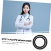 BIUDECO 2pcs Stethoscope Diaphragm Replacement Covers Floating Bell Cover for