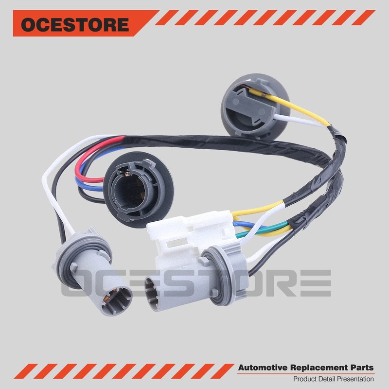 OCESTORE 2pcs 92450-3Q000 Taillight Wiring Harness Rear Lamp Socket Wire
