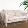1 Pack Plastic Sofa Covers, 300 x 135cm Waterproof &
