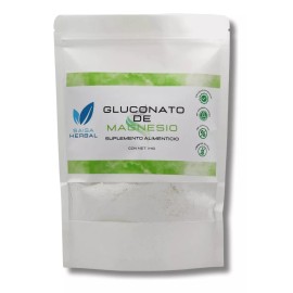 Saisa Herbal Gluconato De Magnesio Bolsa Con 1 Kg. Sabor Natural