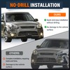 No Drill Tow Hook License Plate Mount Relocator Bracket Kit