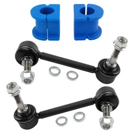 TRQ Front Suspension Kit Sway Bar Bushing Set Sway Bar Stabilizer Link Compatible with 2005-2019 Toyota Tacoma