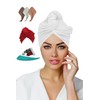 Luxury Hair Towel Wrap Quick Magic Dry Towelling Hair Turban