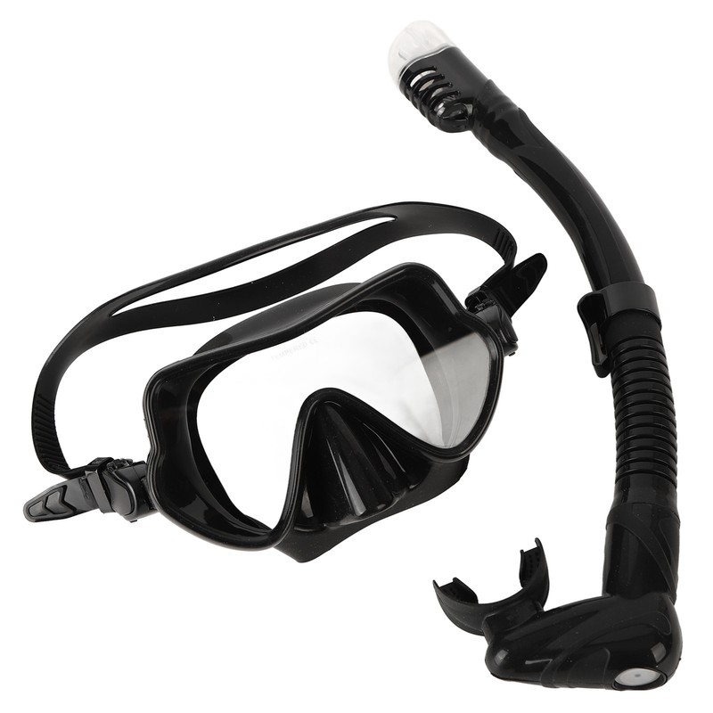 Snorkel Diving Goggles Portable Folding Silicone Full Dry Top Snorkel