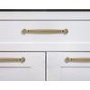 khtumeware 2 Pack 6-5/16 Inch(160mm) Brushed Brass Cabinet Pulls Heavy