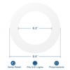 Amico 24 Pack Goof Rings for 6 Inch Recessed Lights,