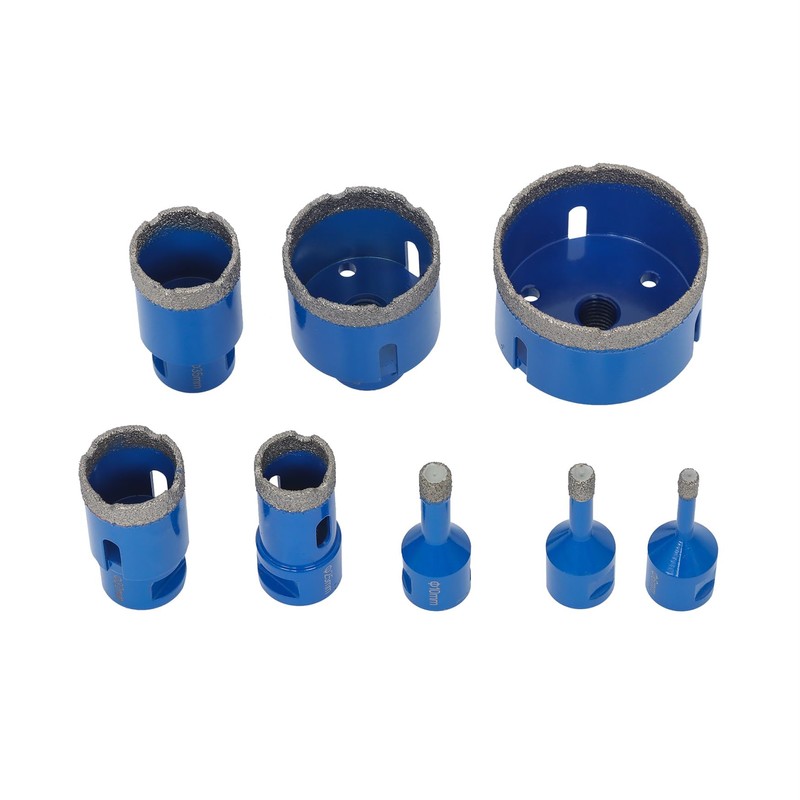 WFLNHB 8 Pcs M14 Threaded Diamond Hole Saw Diamond Drill
