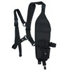 KUNN Universal Left Side Radio Shoulder Holster,Two-Way Radio Holder with