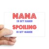 CafePress Nana Rectangle Sticker Rectangle Bumper Sticker Car Decal