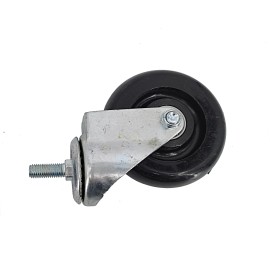 FixtureDisplays 4" M12X30 Threaded Stem Plastic Wheel 360  Rotation Swivel Caster 1 PC