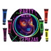 GLOW Arte Pintura Neón P/ Cuerpo Arte Fluorescente Luminoso 12