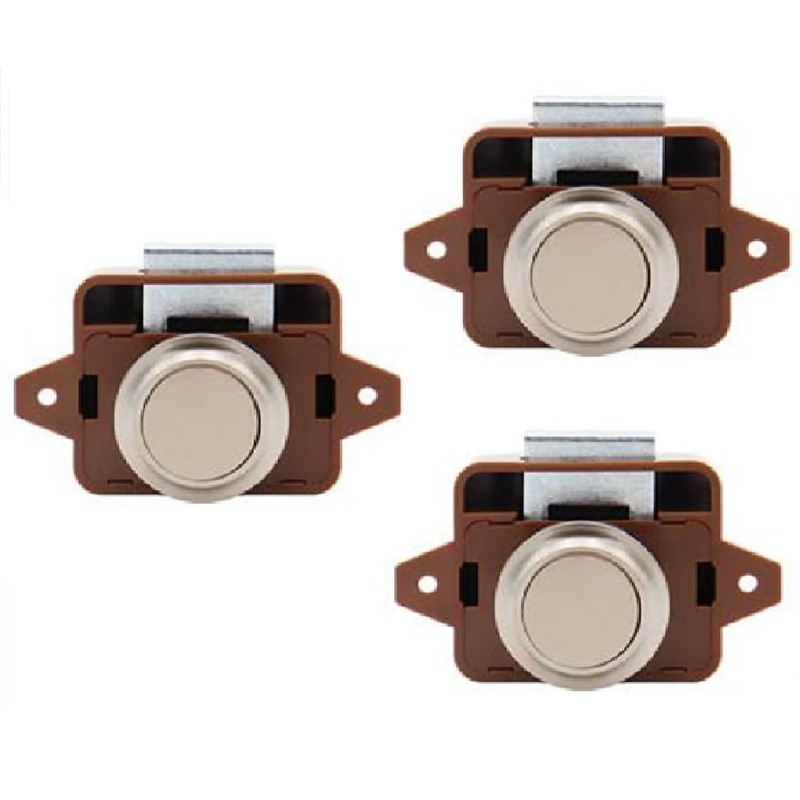 Kellegour 3 Pieces Push Lock Push Button Lock Push Button