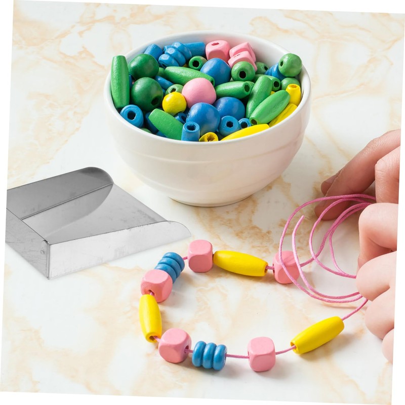 Alipis DIY Jewelry Shovel Mini Bead Scoop Gemstone Scoop Stainless