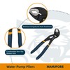 MANUFORE Water Pump Pliers, 7/10/12 Inch Tongue and Groove Pliers