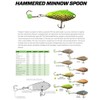 Freedom Tackle Hammered Minnow Jigging Spoon Cast, Jerk or Vertical