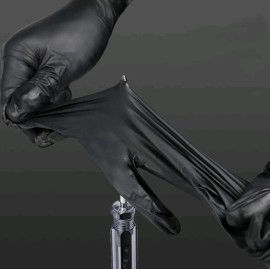 ANBOSON 100 Disposable Nitrile 5 mil Latex Free Medical Cleaning Food-Safe Gloves Medium