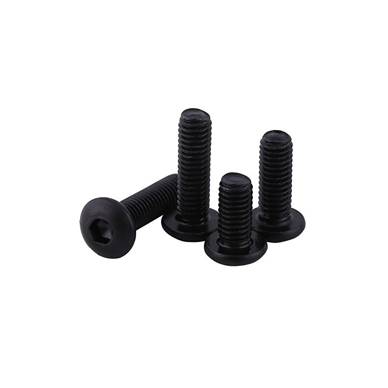 M3 Black Hexagonal Socket Flat Head Screws Set 10.9 Class