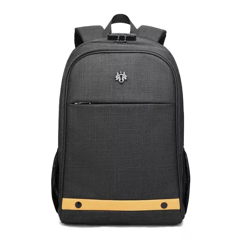 HC Life Mochila Casual Antirrobo Cómoda Urbana Carga Usb Lap