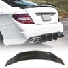 MCARCAR KIT Carbon Fiber Rear Spoiler Compatible with 2008-2014 Benz