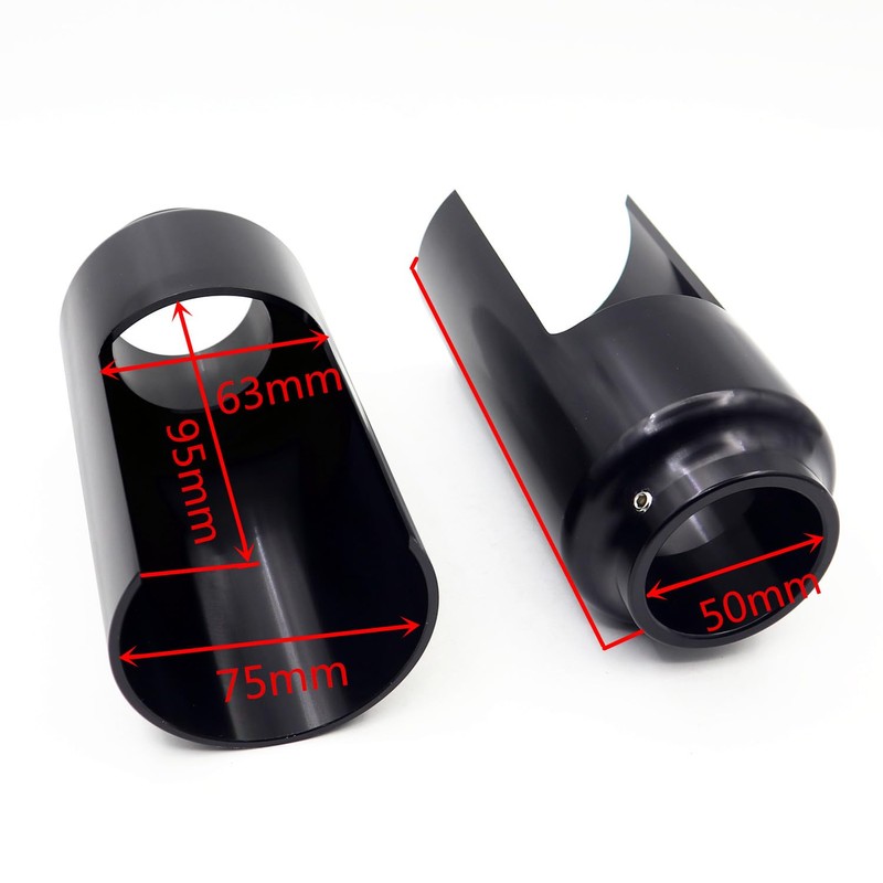 Aluminum Motorcycle Fork Cover Set Upper and Lower Fork Covers