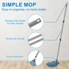 KeFanta Mops for Floor Cleaning,One Mop Handle with 2 Blue