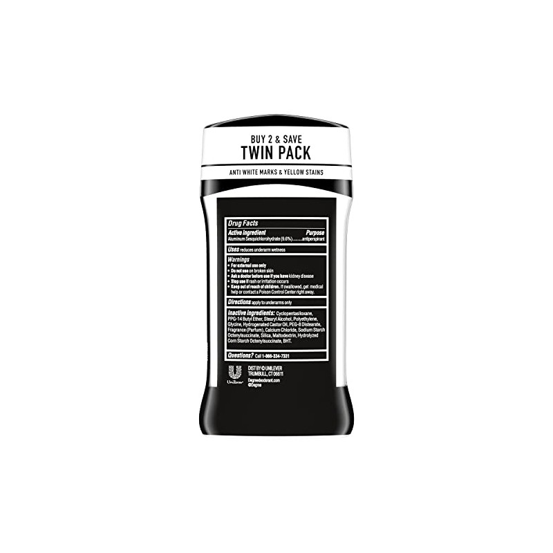 Degree Men UltraClear Antiperspirant Deodorant - 72-Hour Protection