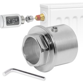 Adapter 9702-24.700 for Danfoss RA Valves - Suitable for Heimeier Thermostat Heads M30 x 1.5 - Includes kör4u 2 mm Allen Key