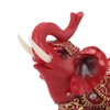 CHEOTIME Elephant Statue, Wealth Lucky Feng Shui Elephant Figurine Home
