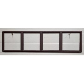 Clopay Ideal Holmes IDEAL Garage Doors MADISON 611 CHOCOLATE Replacement Window Inserts/LONG Panel
